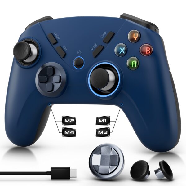 Multi-Console Wireless Game Controller Compatible with PC, Nintendo Switch/Pro/Lite, Android, iOS - Image 5