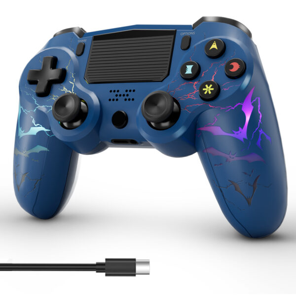 PS416 Wireless RGB Game Controller Compatible with PS4, PS3, PC, Android, iOS - Image 5