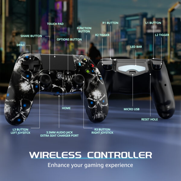 PS415 Wireless Game Controller for PS4/PS3/PC/Smart Phone - Image 7