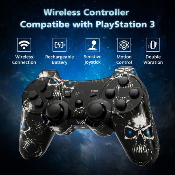 PS305 Wireless Game Controller for PS3/PC Windows - Image 5