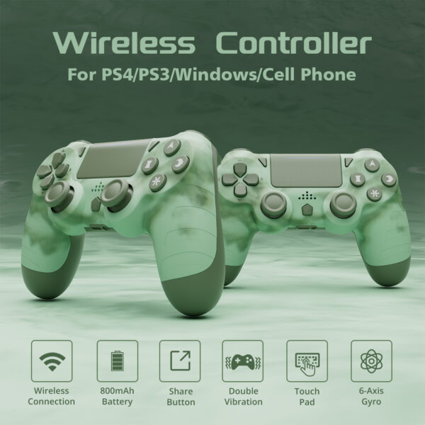 PS414 ISHAKO Wireless Game Controller for PS4/PS3/PC/Android/iOS - Image 7