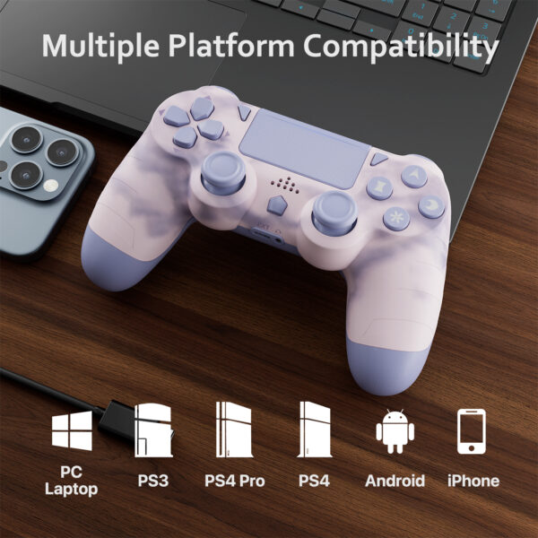 PS414 ISHAKO Wireless Game Controller for PS4/PS3/PC/Android/iOS - Image 3