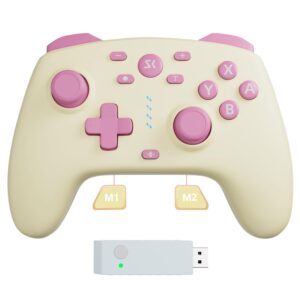 AG46 Wireless Game Controller Compatible with Nintendo Switch, PC, Android, iOS with 2.4G Dongle