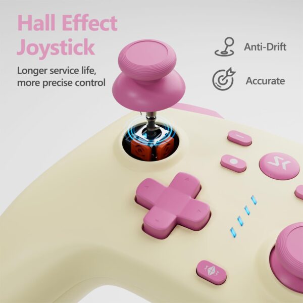 AG46 Wireless Game Controller Compatible with Nintendo Switch, PC, Android, iOS with 2.4G Dongle - Image 3