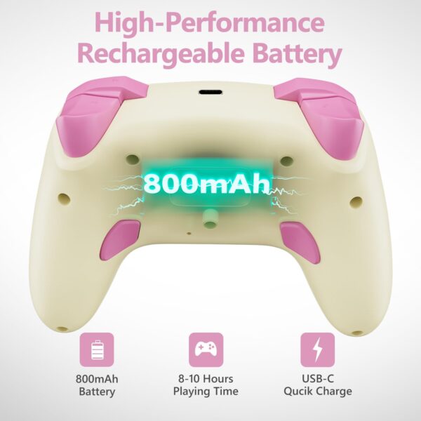 AG46 Wireless Game Controller Compatible with Nintendo Switch, PC, Android, iOS with 2.4G Dongle - Image 4