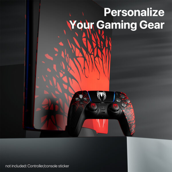 PS5 Controller Silicone Grip Case with Thumb Caps and Touchpad Sticker - Image 7
