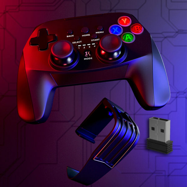 AG38 PC Wireless Controller with 2.4G Dongle, Compatible with Nintendo Switch/OLED/Lite, Android, iOS - Image 3