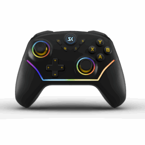 AG43 RGB Wireless Hall PC Controller with Hall Trigger and Joystick, Compatible with Nintendo Switch/OLED/Lite, Android/iOS