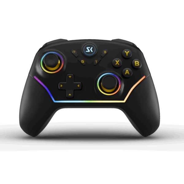 AG43 RGB Wireless Hall PC Controller with Hall Trigger and Joystick, Compatible with Nintendo Switch/OLED/Lite, Android/iOS