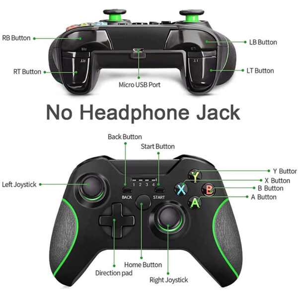 XP12 Wireless Game Controller with 2.4G Dongle for Xbox One Series and PC - Image 4
