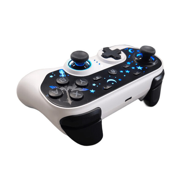 ISHAKO Wireless Dual Hall Sensor Nintendo Switch Game Controller, Gamepad with Hall Joystick, Hall Trigger, RGB - Image 6