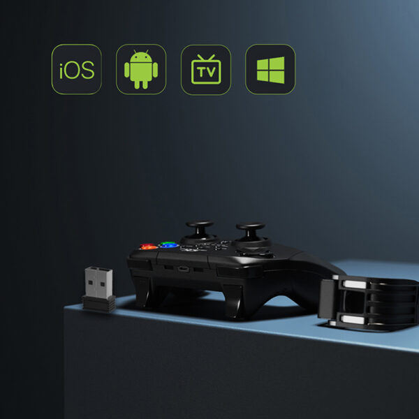 AG38 PC Wireless Controller with 2.4G Dongle, Compatible with Nintendo Switch/OLED/Lite, Android, iOS - Image 2