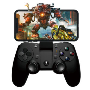 AG30 Android/iOS Wireless Mobile Phone Game Controller with 2.4G Dongle and Phone Holder, Compatible with PC and PS3