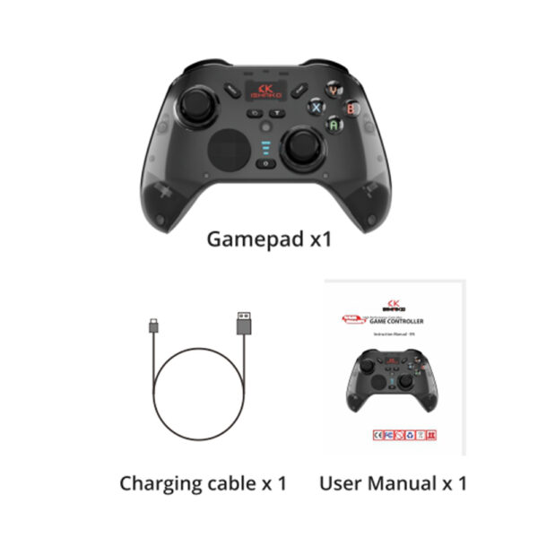 AG41 Dual Hall Wireless Game Controller for PC, Android/iOS, Nintendo Switch, with Customized mini LED Screen - Image 5