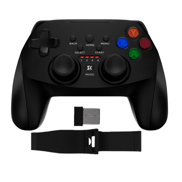AG38 PC Wireless Controller with 2.4G Dongle, Compatible with Playstation 4, Android, iOS