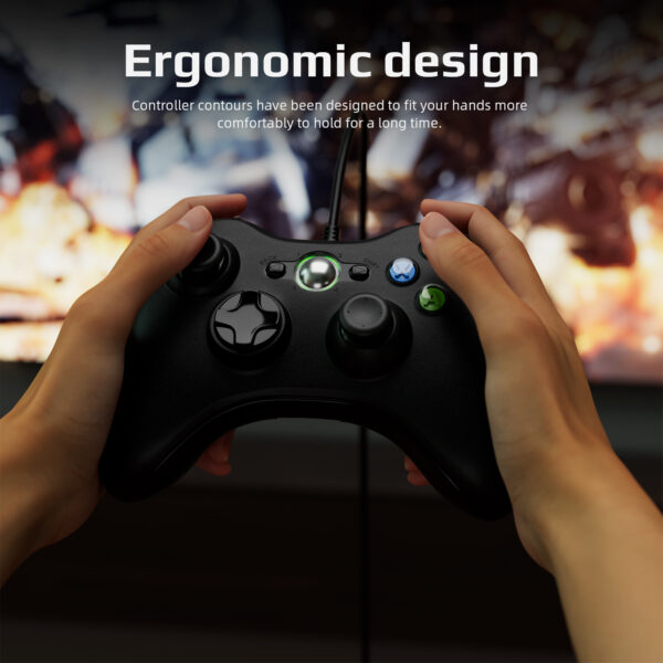 XP17L USB Wired Game Controller for Xbox 360 and PC - Image 4