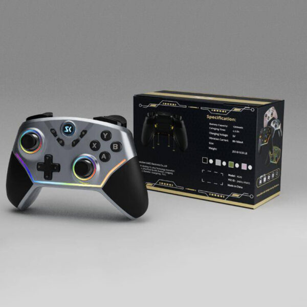 AG43 RGB Wireless Hall PC Controller with Hall Trigger and Joystick, Compatible with Nintendo Switch/OLED/Lite, Android/iOS - Image 5