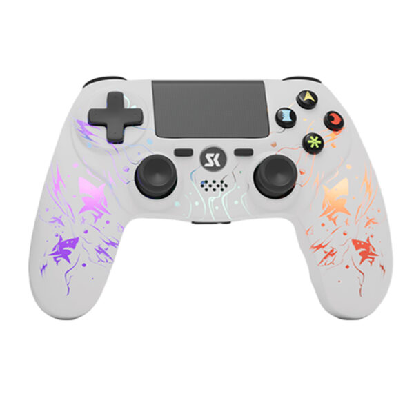 PS415G Wireless PS4 Game Controller with RGB and 1000mAh Battery, Compatible with PC, Android/iOS Device - Image 2