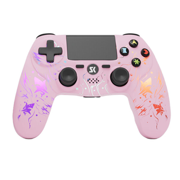 PS415G Wireless PS4 Game Controller with RGB and 1000mAh Battery, Compatible with PC, Android/iOS Device - Image 4