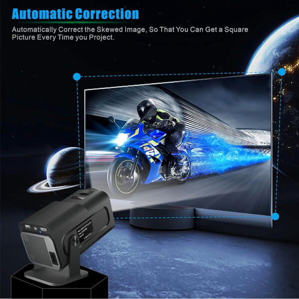 Mini Portable Android Projector with WiFi 6 and Bluetooth 5.0, Support Full HD 4K - Image 6
