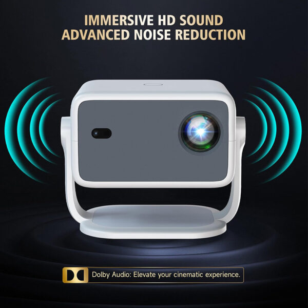 Full HD 4K Projector with Official Netflix, Autofocus, Dolby Atmos & Auto Keystone, Apps Built-in, ChatGPT Voice. - Image 6
